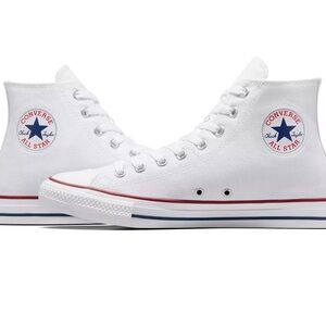 Converse All Star White Canvas High-Tops